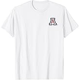 Elite Authentics Arizona Wildcats Women's White Modern Classic Crew Neck Short Sleeve T-Shirt