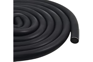 Storystore Backer Rod 5/8" Diameter x 16.4' Length Black EPDM Rubber Caulk Saver, Foam Backer Rod for Gaps and Joints Concrete Expansion Joint Filler
