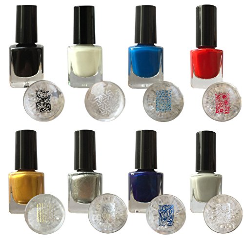 Amazon Com Sannysis Transparent Nail Art Stamping Stamper Scraper
