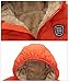 Happy Cherry Boys Girls Hooded Down Jacket Winter Warm Fleece Coat Windproof Zipper Puffer Outerwear 2T-7T