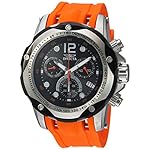 Invicta-Mens-Speedway-Stainless-Steel-Swiss-Quartz-Watch-with-Polyurethane-Strap-Orange-26-Model-20072