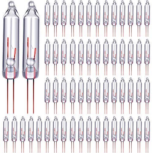 Frienda 2.5 Volt Mini Christmas Tree Light Bulbs Clear Replacement Light Bulbs for Artificial