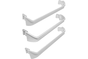ZHIRENYONG 240534901 x2 & 240534701 x1 Refrigerator shelf retainer bar parts Compatible with frigidaire Door Shelf Rack Bar Rail, Replaces AP3214631 PS734936 AP3214630 PS734935 AH734935 EA734935