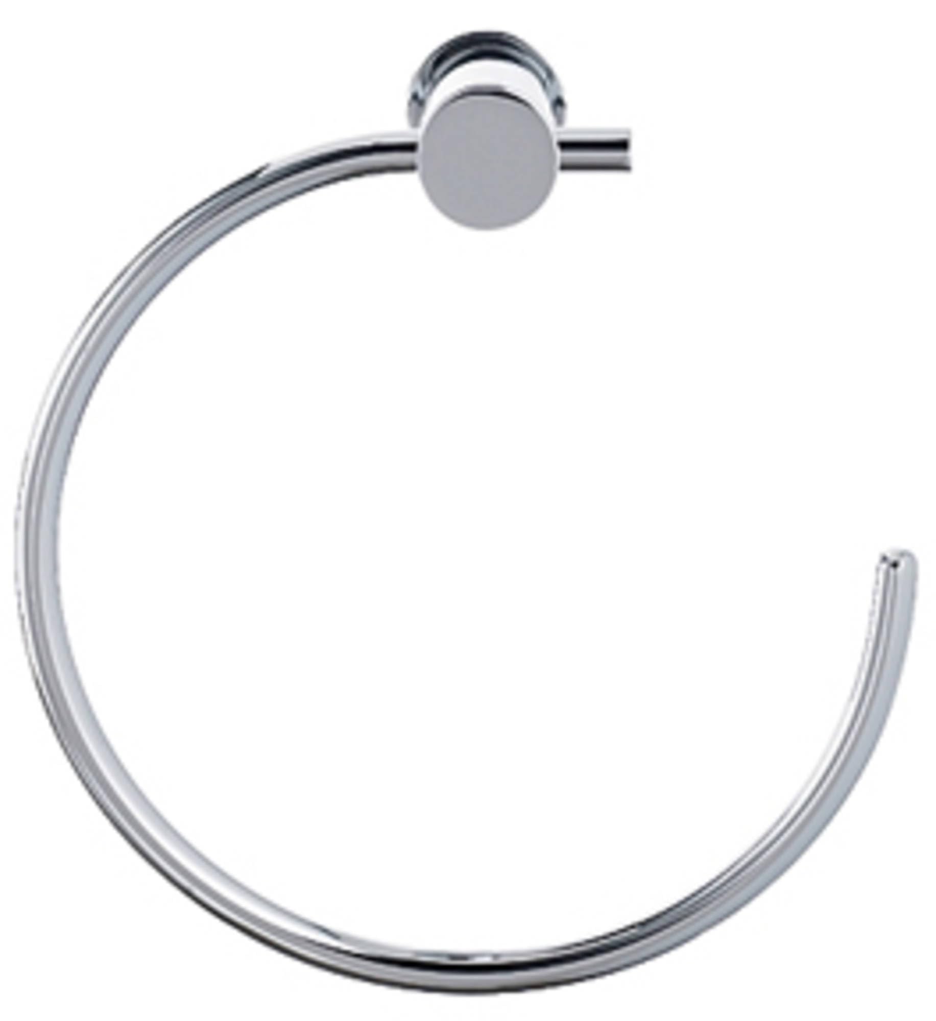 Duravit D Code 0099211000 Hand Towel Ring, Chrome