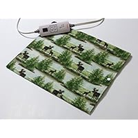 Replacement Cover for 12&rdquo; x 15&rdquo; Heating Pad ~ Heating Pad Cover ~ Cover Only ~ Wilderness Scene Print