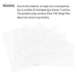 Morepack Shrink Bands for 50ml Bottles,200 Pieces