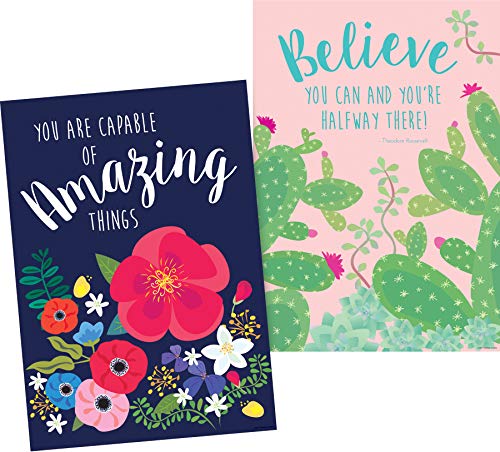 Barker Creek Poster Duet Set, Believe in Yourself, Set of 2 Posters, Motivate Y…