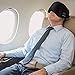 Bluetooth Sleeping Eye Mask Headphones, LC-dolida Wireless Music Bluetooth Sleep Eye Shades Headset Earphone Built-In Speakers Microphone Washable Black