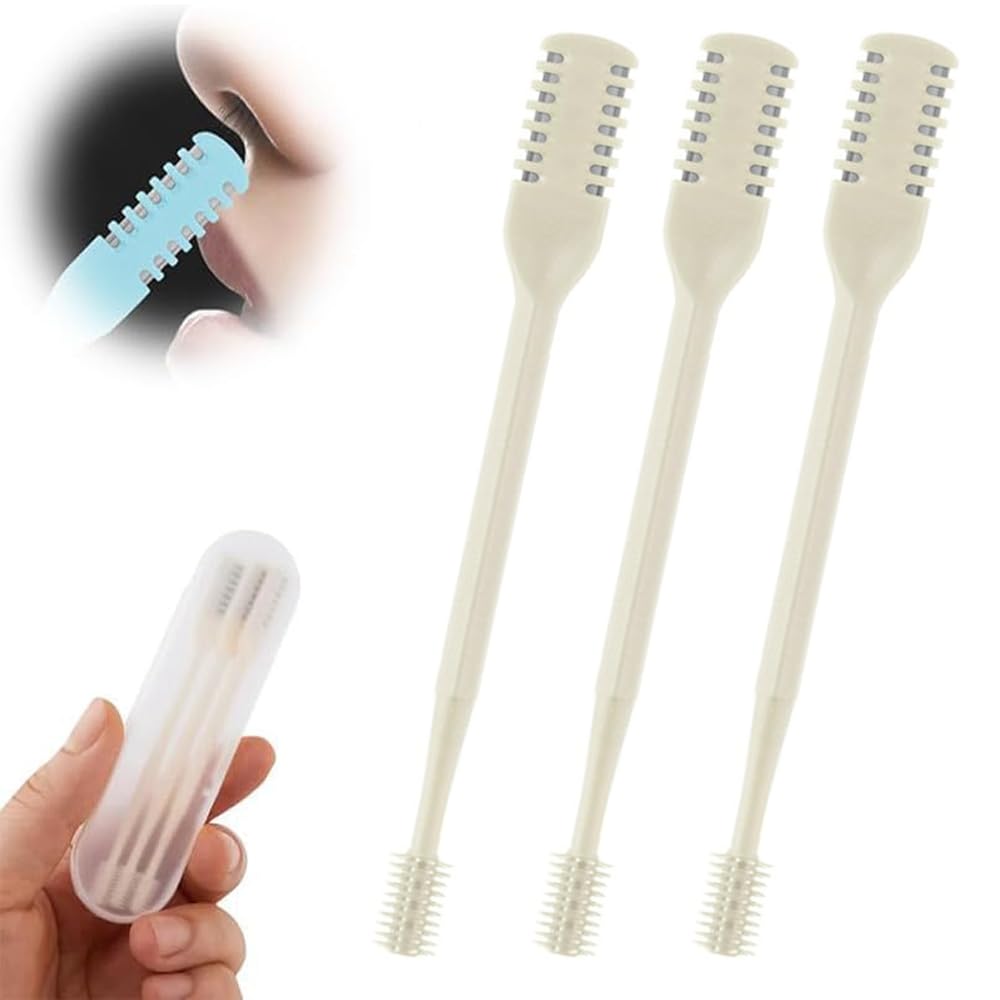 Photo 1 of ***MISSING PART***
Double Sided Nose Hair Knife, 2-in-1 Nasal Hair Cutter, Nostril Hair Remover Tool, Portable Manual 360° Rotating Nose Hair Trimmer with Ear Picker for Women Men (3Pcs)