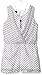 Amy Byer Girls' Big Sleevless Twist Front Romper
