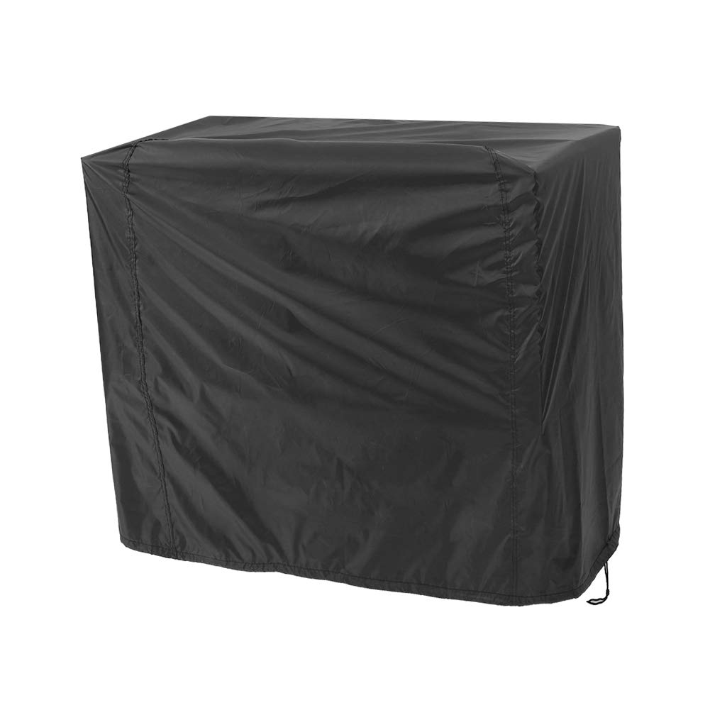 Grill Cover, Waterproof BBQ Cover, 145x61x117cm, Large, Black, Polyester, UV Resistant, Wind Resistant, Dust Resistant, for Outdoor Barbecue Garden