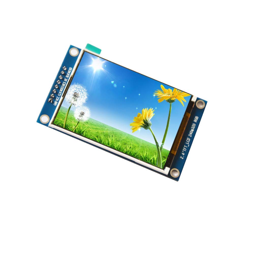 DollaTek 2.4 inch 240x320 TFT SPI LCD module ILI9341 drive color display panel with PCB panel 8 pins screen