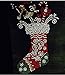Christmas Gifts in a Sock Rhinestone Iron on Transfer