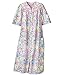 National Trapunto Yoke House Coat, Multi Floral, Large