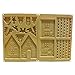 Forvel Easy Silicone Festival Christmas Gingerbread House and Chocolate Biscuit Baking Mold Kit - Large