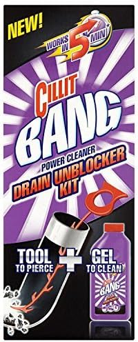 Cillit Bang Drain Unblocking Kit 500 ml (Pack of Two) by Cillit Bang