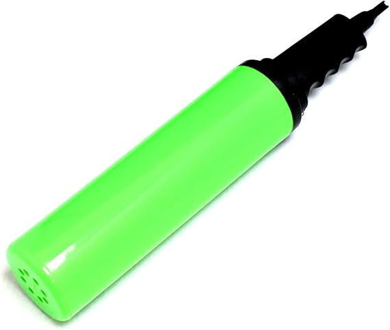 Amazon Co Jp 空気入れ単品 ゴム風船 ふうせん バルーンに 押しても引いても空気が入るから 効率的です 緑色 ホビー