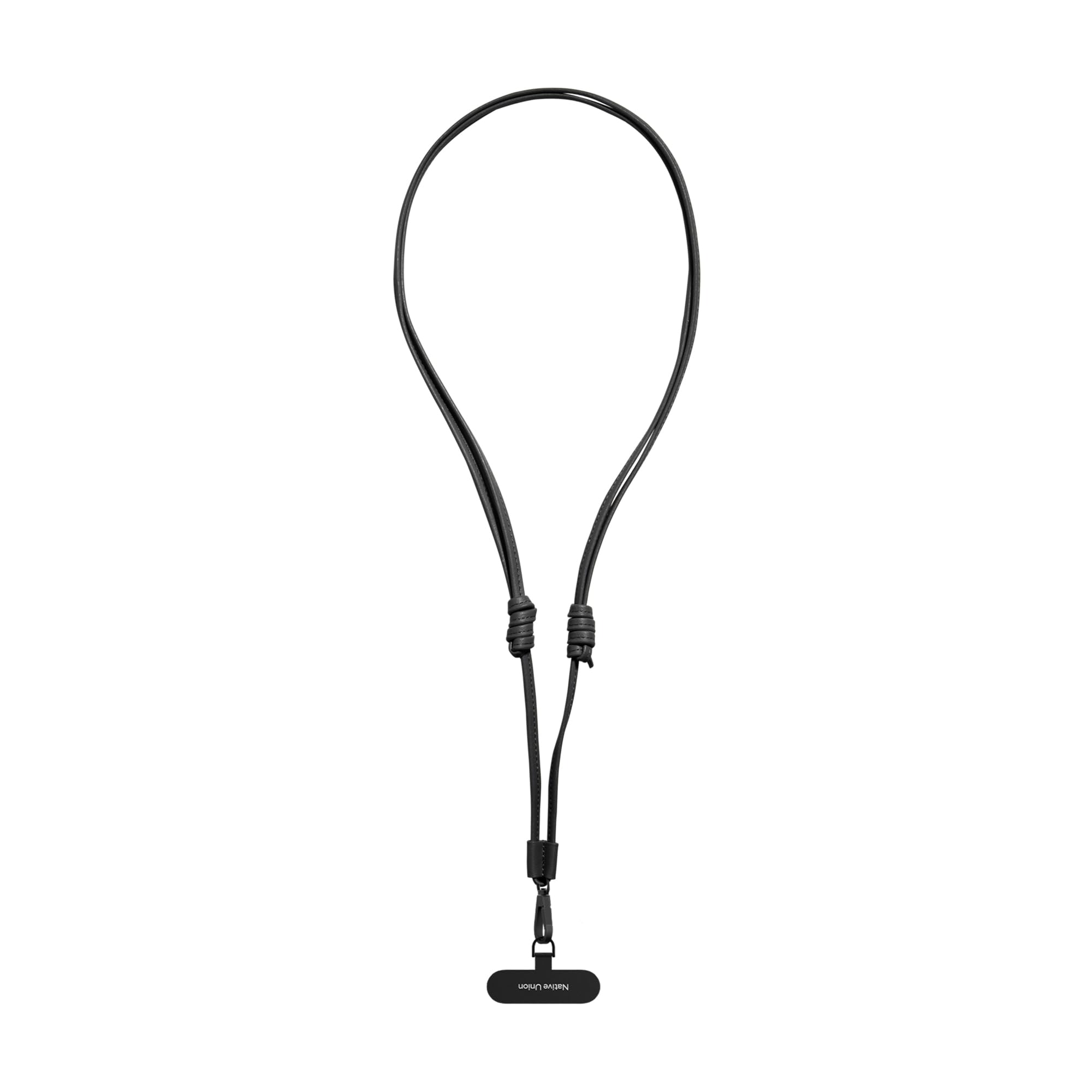 Native Union Sling – Adjustable & Detachable Phone Strap – Compatible with iPhone 17e, 17, 16, 15, Galaxy S26 & most Smartphones – Made with 100% Durable & Recycled Materials (Black)