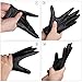 Vbiger Leahter Gloves Mens Outdoor Winter Gloves Warm Cycling Gloves In Black (Black, XL)