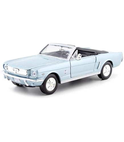Amazon.com: 1964.5 Ford Mustang Convertible, Blue - Motormax