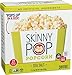 SkinnyPop Sea Salt Microwave Popcorn, 8.4oz Party Sized Bag, Skinny Pop, Healthy Popcorn Snacks, Non-GMO, No Artificial Ingredients, Gluten Free