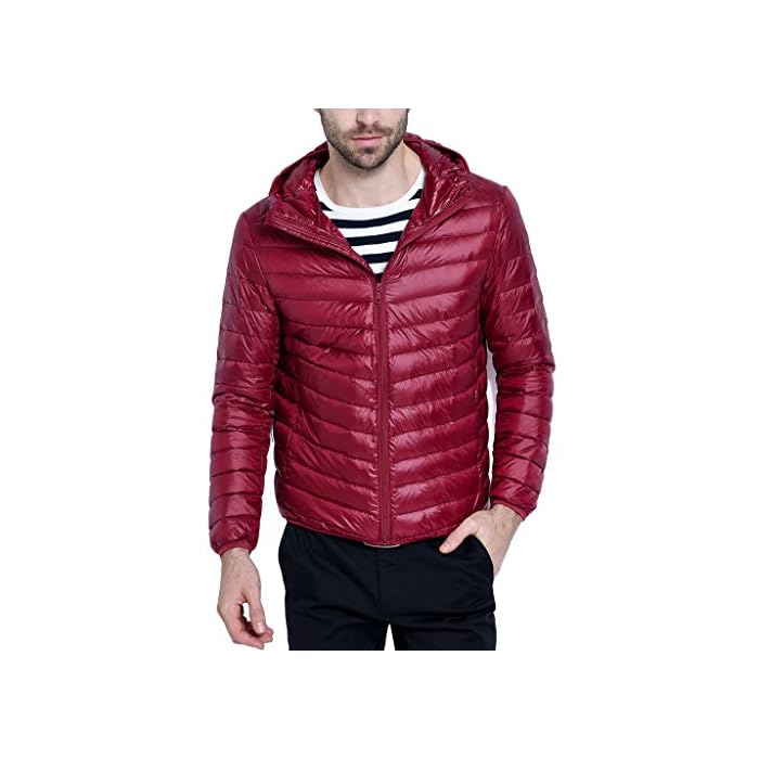 Buy Men's Hooded Packable Down Puffer 