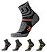 Men's Wool Ankle Compression Socks 4Pack Size 7-11 Atist