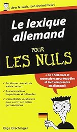 Le  lexique allemand pour les nuls