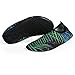 L-RUN Children Water Shoes Breathable Water Exercise Shoes Strip Green US 2.5-3.5=EU 34-35
