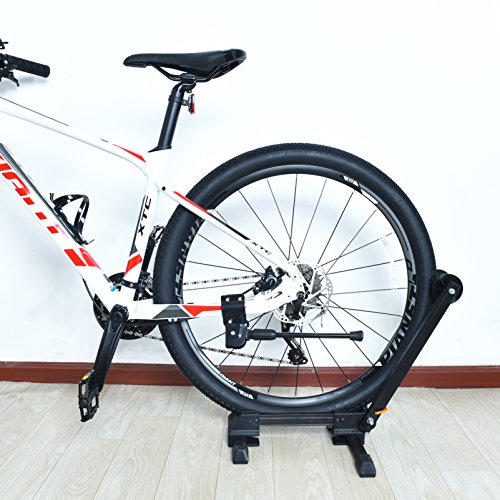 Bike Folding Stand Floor Parking Rack Alloy Bicycle Holder Bikes Home Garage Indoor Storage Fit 20"-29"