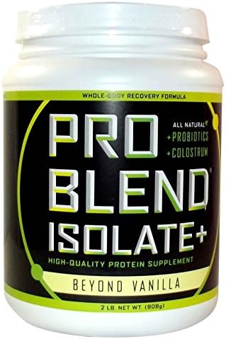 Pro Blend Nutrition Protein Isolate Supplement, Beyond Vanilla, 2 Pound