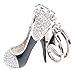 AWINEY High Heels Keychain Rhinestone Crystal Lady's Shoe Decoration Chain Handbag Charm