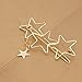 AKOAK 1 Pcs Hollow Out Star Tassel Hairpin Hair Pin girls Hair Clips for Women and Girls