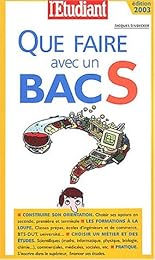 Que faire avec un bac S