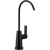 Moen Sip Matte Black Traditional Drinking Water Beverage Faucet with Optional Filtration System, F7620BL