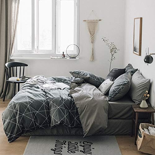 BFMBCH hot three sets of four sets of gray sheets quilt cover double household items A 200cm*230cm
