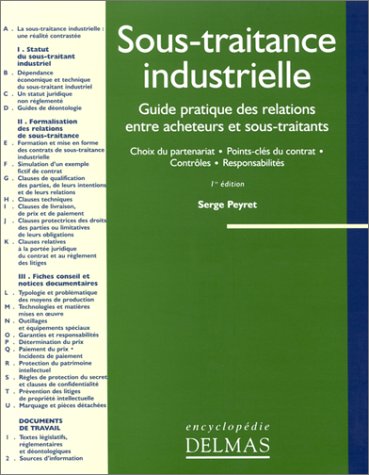 Sous-traitance industrielle