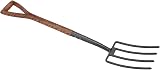 Draper DRA14301 Carbon Steel Garden Fork with Ash Handle view 1