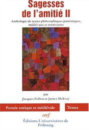 Sagesses de l'amitié