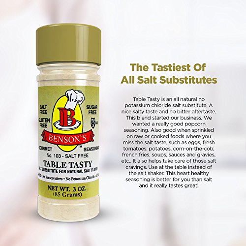6Pack Table Tasty Salt Substitute No Potassium Chloride Substitute for