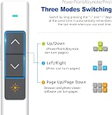 Norwii N26 Wireless Presentation Clicker with Red Pointer 100m Range view 6