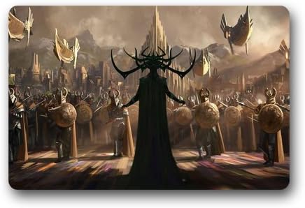 Thor Ragnarok Unique Brown Indoor/Outdoor/Front Door/Bathroom Mats Rugs for Home/Office/Bedroom Neoprene Rubber(23.6"x15.7",L x W)