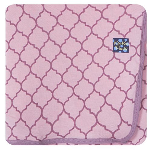 Kickee Pants Swaddling Blanket, Garden Gate Lattice
