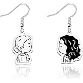 OKEYCH TV Show Inspired Gift TV Show Fan Earrings TV Show Jewelry Lesbian TV Show Merch