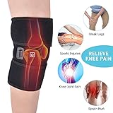 MS.DEAR Knee Heating Wrap Knee Support for Arthritis Heated Knee Brace Wrap Thermal Therapy Knee Brace Wrap for Pain Relief 1PC for Men Women （Ice Pack NOT Included）