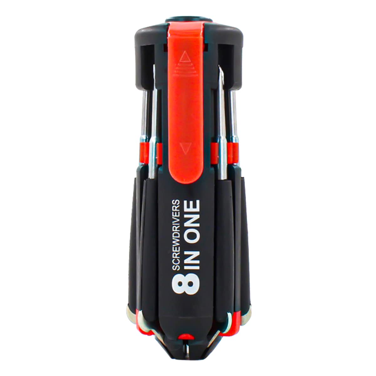 ANCLLO 8 in 1 Multifunction Screwdriver with Light, Foldable Design for DIY Maintenance Steel