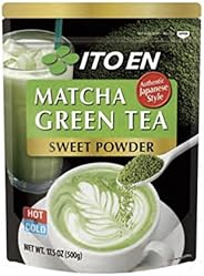 Ito En Matcha Green Tea, Sweet Powder, 17.5 Ounce (Pack of 1), Sweetened Green Tea Powder