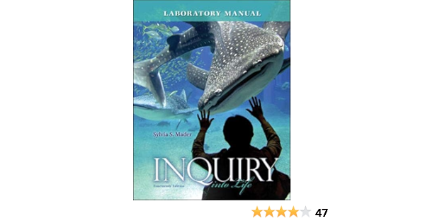  Lab Manual For Inquiry Into Life 9780077516246 Mader Sylvia Books