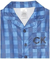 Calvin Klein Boys' Sleepwear Notch Collar Top