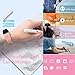 MorePro Fitness Activity Tracker Heart Rate Blood Pressure Monitor, IP68 Wateproof Smart Watch with Blood Oxygen HRV Health Sleep Tracking, Smartwatch Calorie Counter Pedometer for Women Men (Pink)
